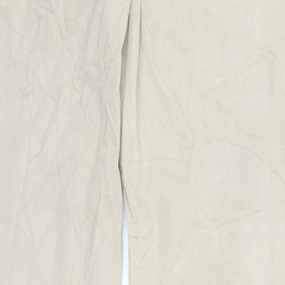 Womens UK Size M FB Sister Regular Fit Chino Beige Trousers