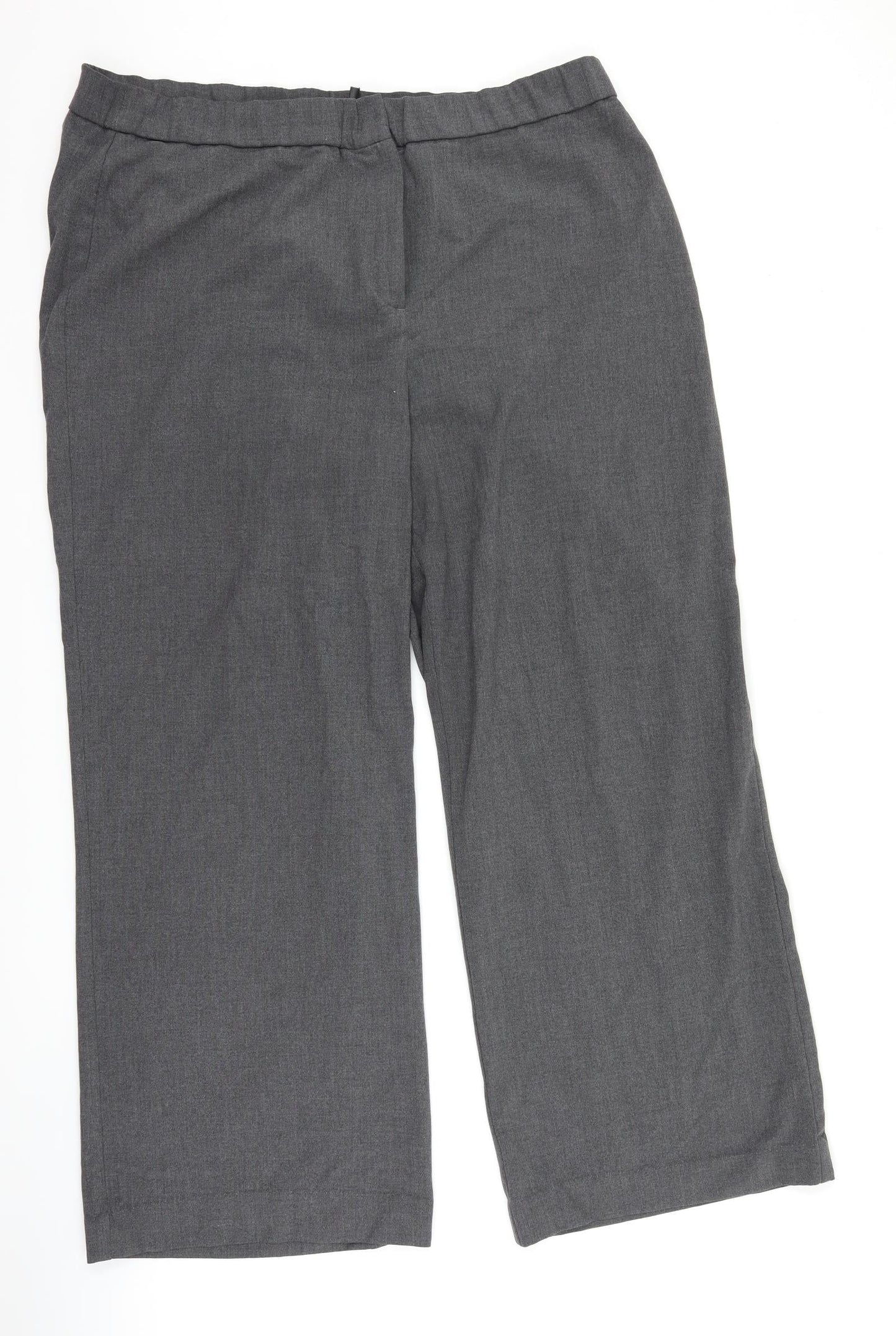 Womens UK Size 20 Label be Regular Fit  Grey Trousers