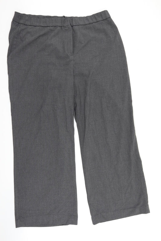 Womens UK Size 20 Label be Regular Fit  Grey Trousers
