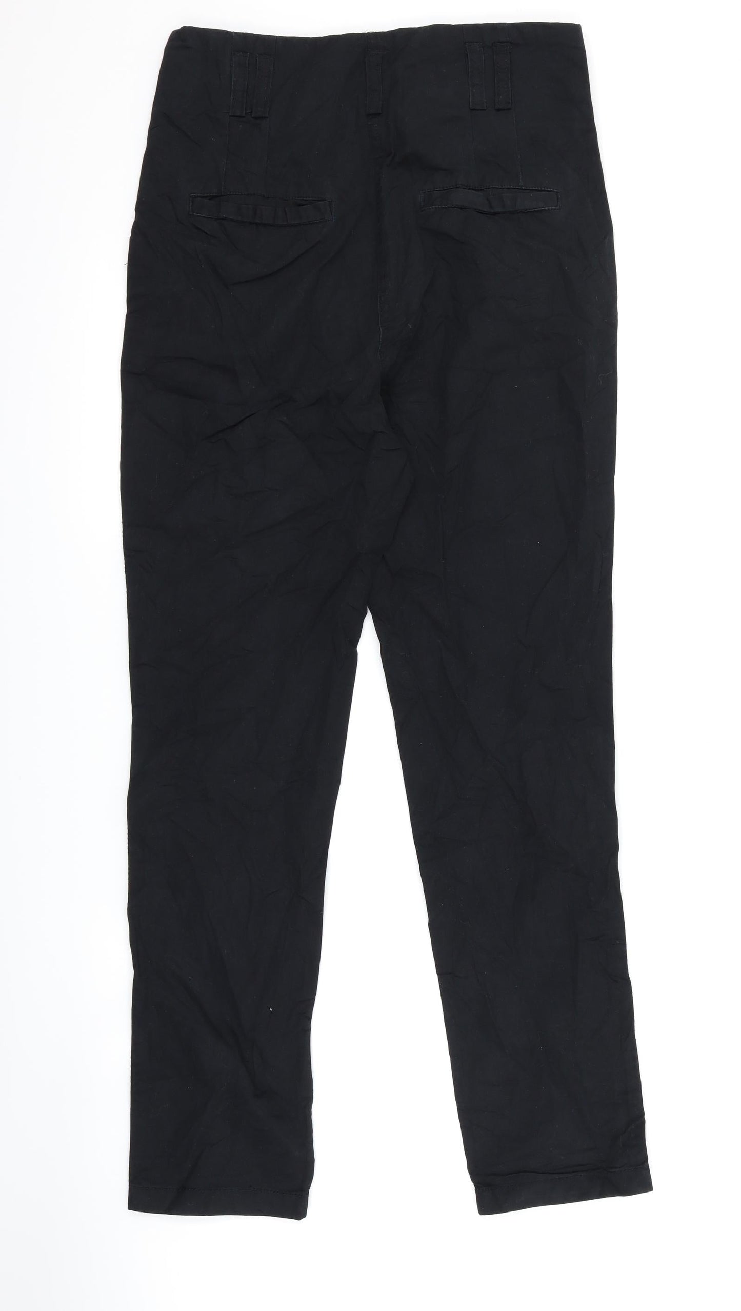 Womens UK Size 8 H&M Regular Fit  Black Trousers