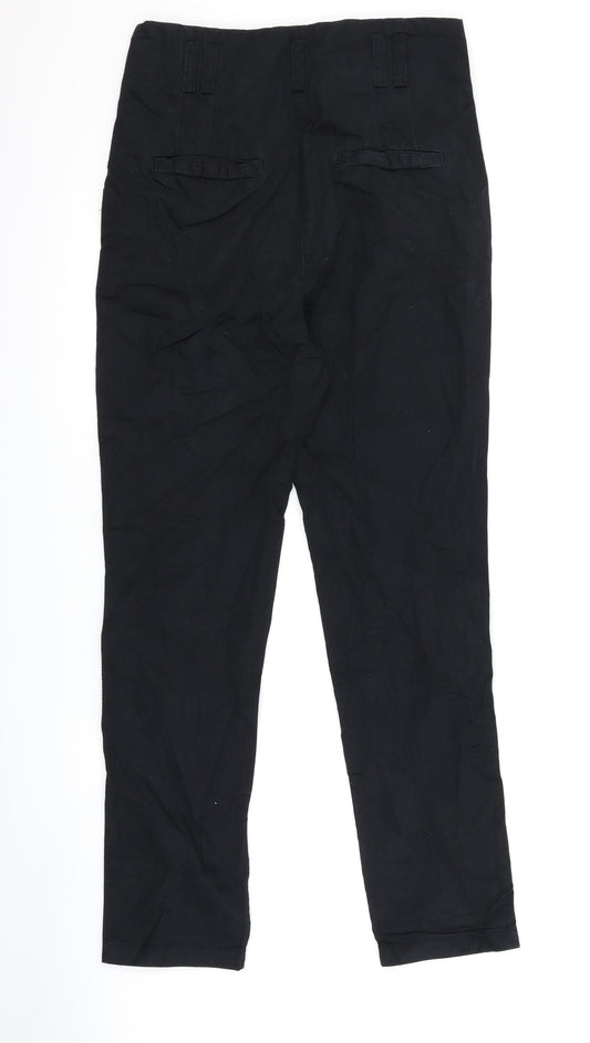 Womens UK Size 8 H&M Regular Fit  Black Trousers