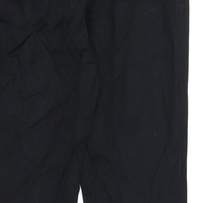Womens UK Size 8 H&M Regular Fit  Black Trousers