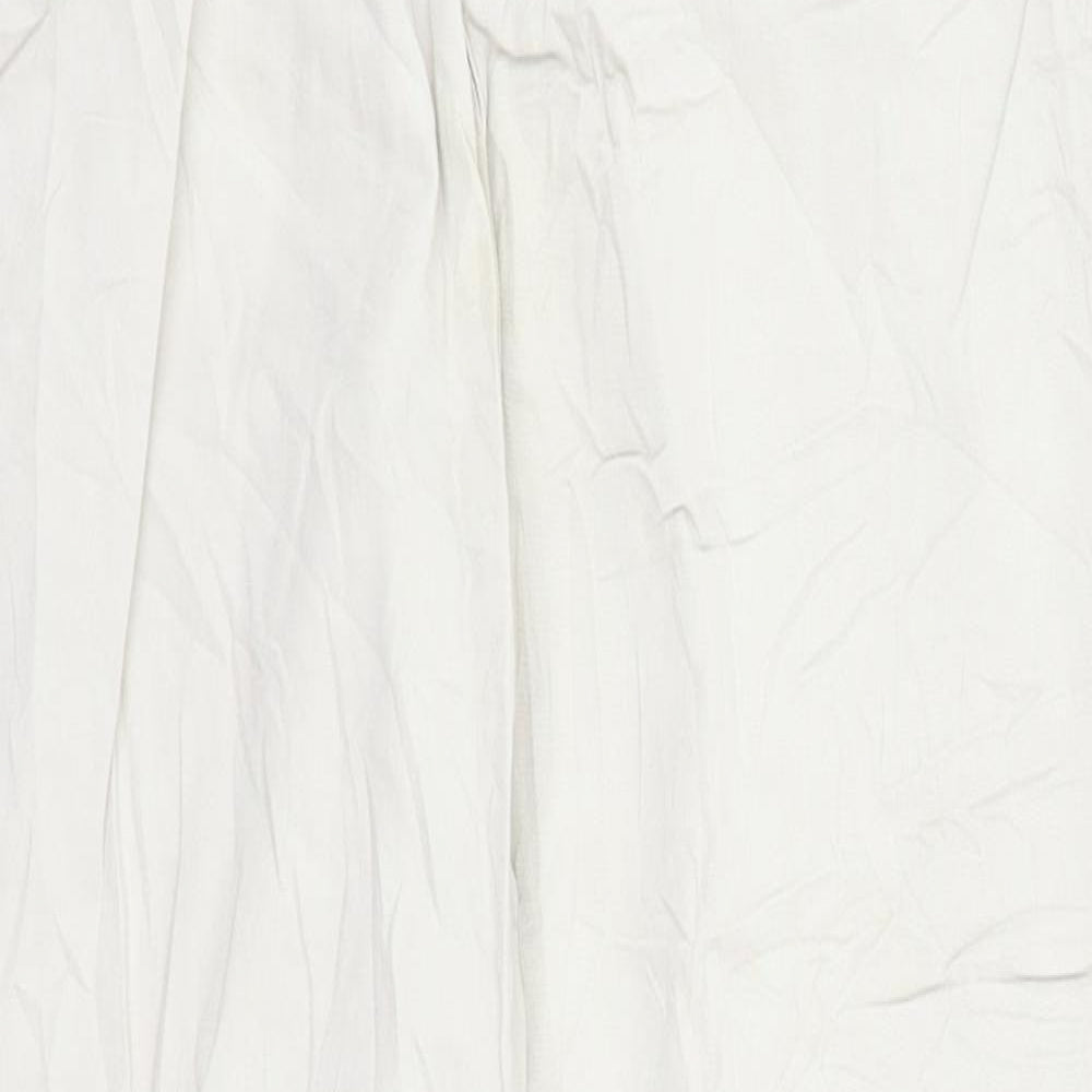 Womens UK Size 8 H&M Regular Fit Chino Beige Trousers
