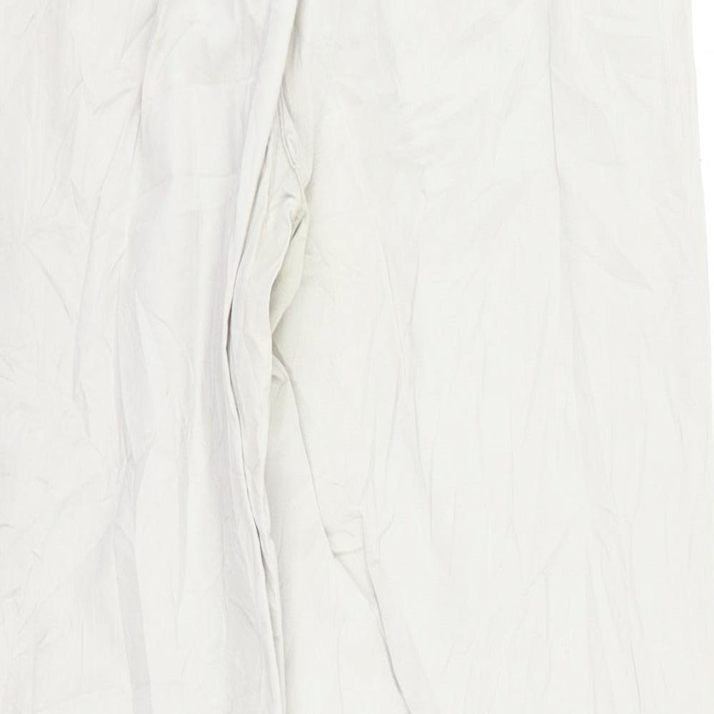 Womens UK Size 8 H&M Regular Fit Chino Beige Trousers