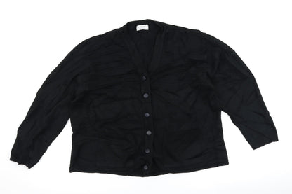 care Womens Black   Cardigan Jumper Size L