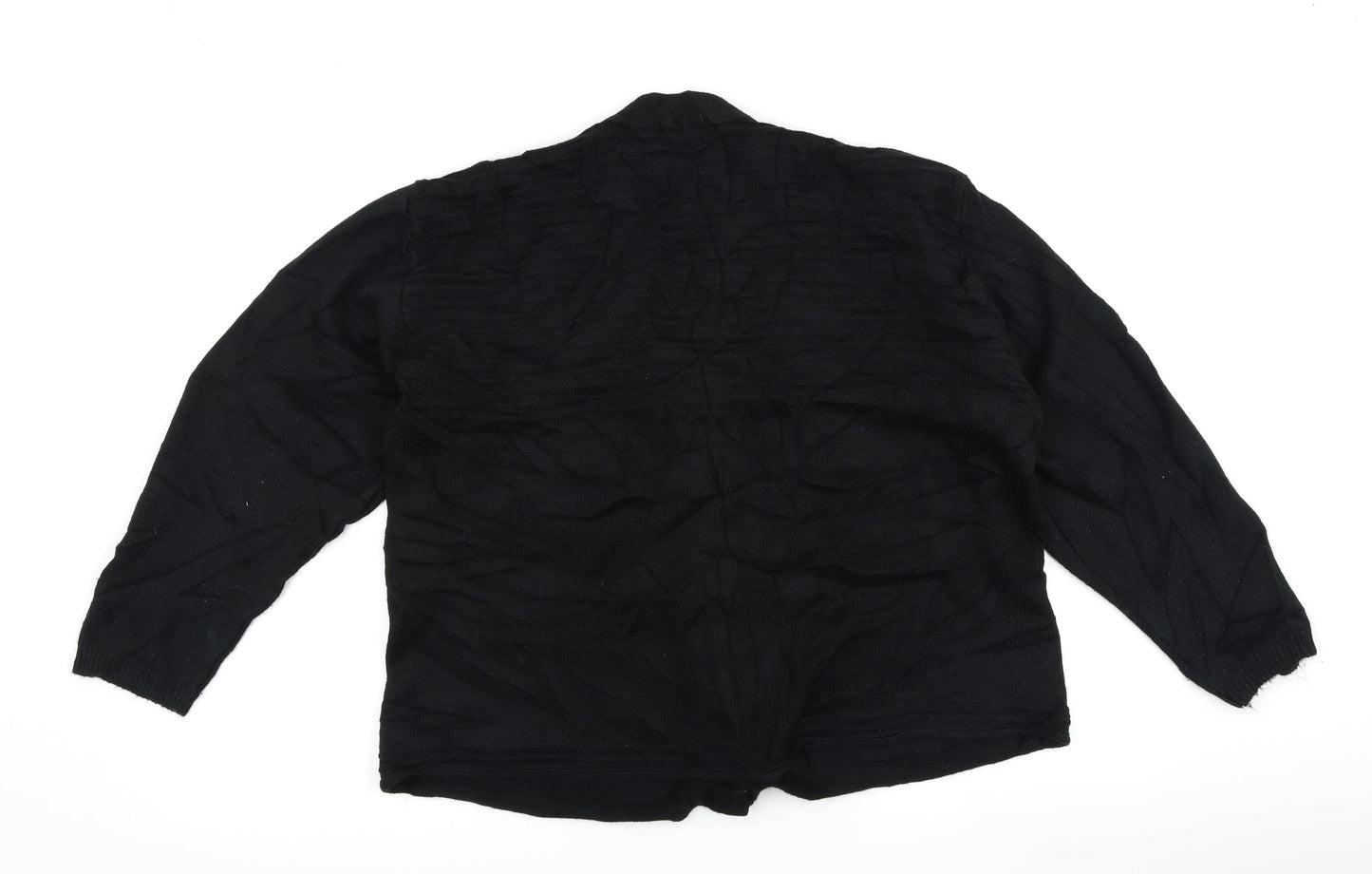 care Womens Black   Cardigan Jumper Size L
