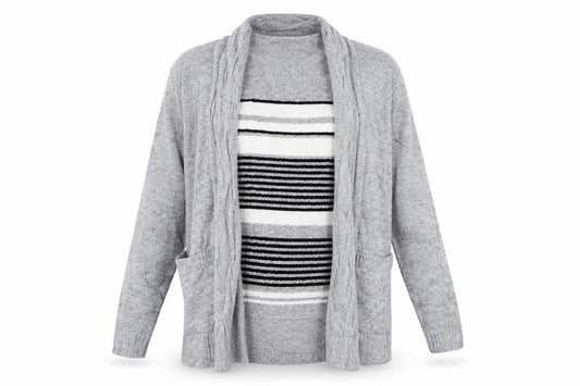 Womens UK Size M Pure & Natural Grey Basic T-Shirt