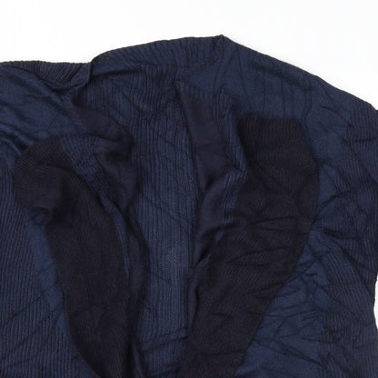 Per Una Womens Blue  Knit Cardigan Jumper Size S