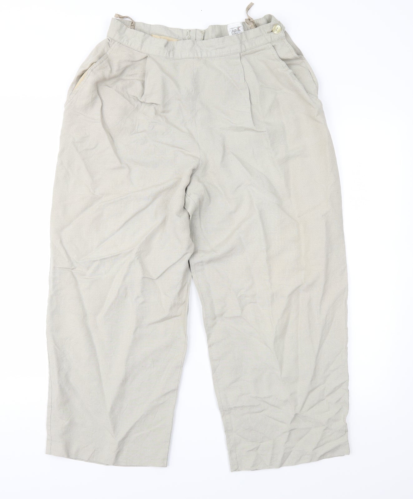 Alba Moda Womens Grey   Trousers  Size 30 in L25 in