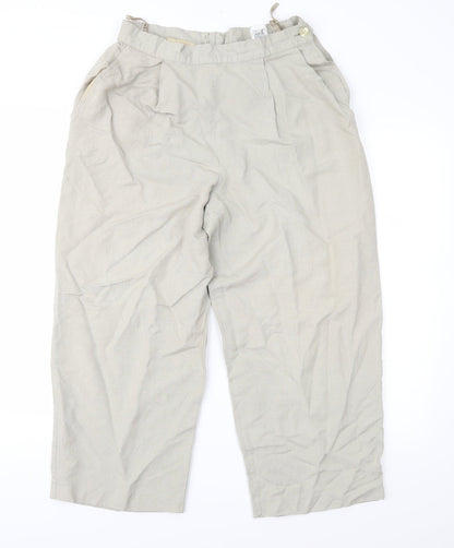 Alba Moda Womens Grey   Trousers  Size 30 in L25 in