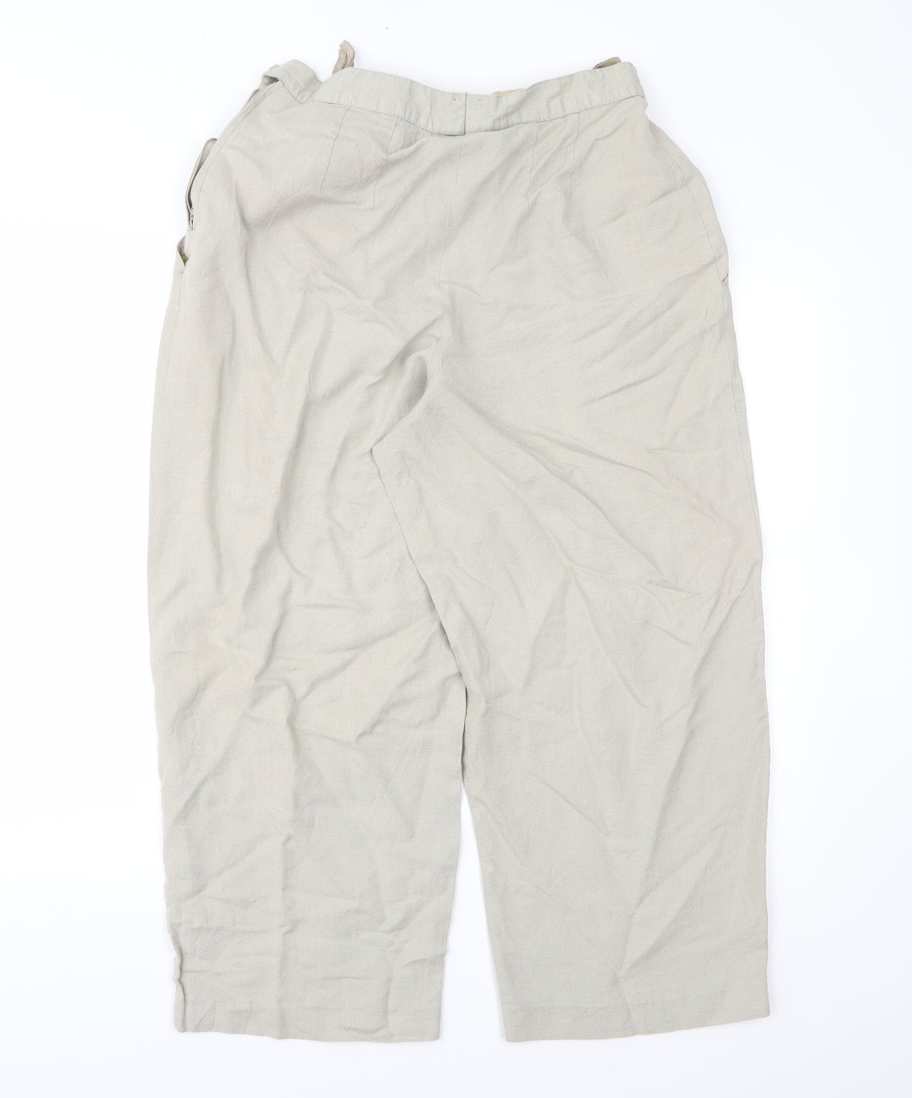 Alba Moda Womens Grey   Trousers  Size 30 in L25 in