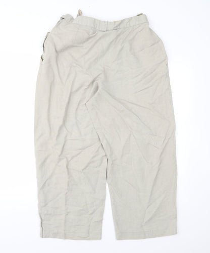 Alba Moda Womens Grey   Trousers  Size 30 in L25 in