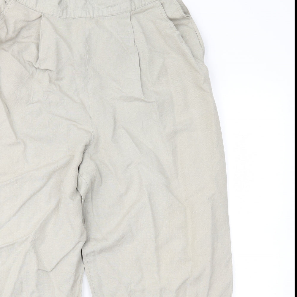 Alba Moda Womens Grey   Trousers  Size 30 in L25 in