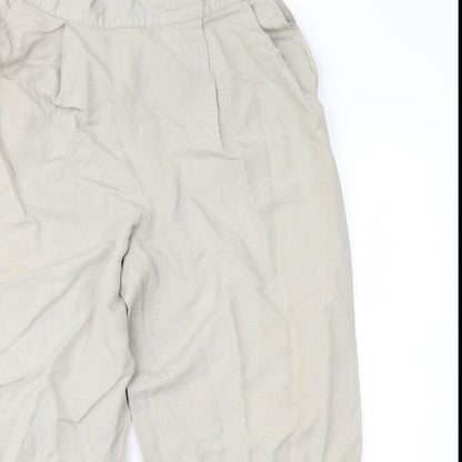 Alba Moda Womens Grey   Trousers  Size 30 in L25 in