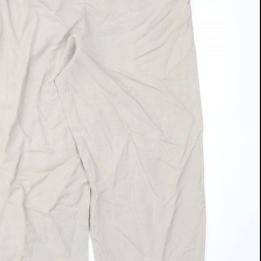 Alba Moda Womens Grey   Trousers  Size 30 in L25 in