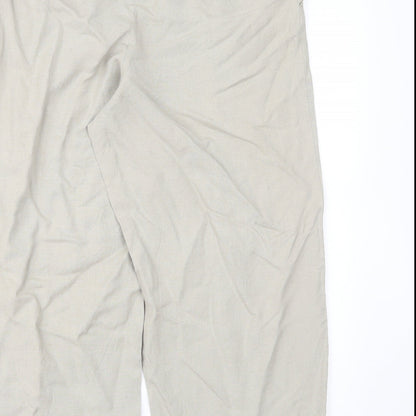 Alba Moda Womens Grey   Trousers  Size 30 in L25 in