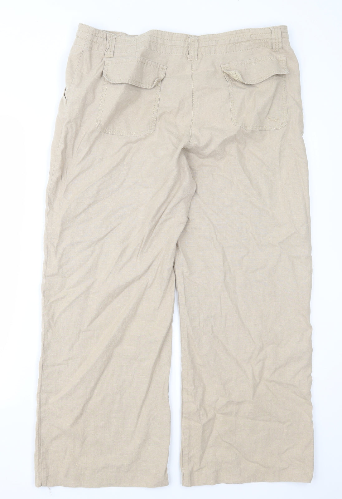Womens UK Size 36 in Preworn Regular Fit Chino Brown Trousers