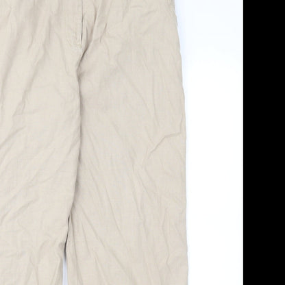 Womens UK Size 36 in Preworn Regular Fit Chino Brown Trousers