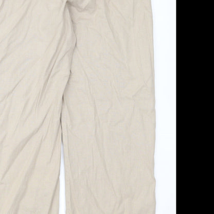 Womens UK Size 36 in Preworn Regular Fit Chino Brown Trousers