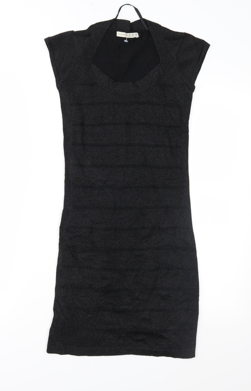 Atmosphere Womens Black  Knit Jumper Dress  Size 8