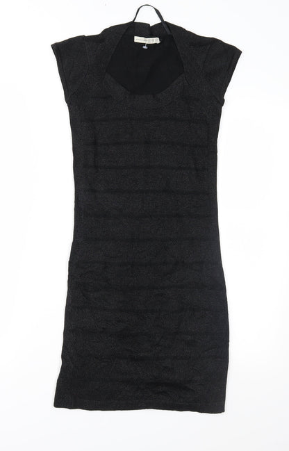 Atmosphere Womens Black  Knit Jumper Dress  Size 8