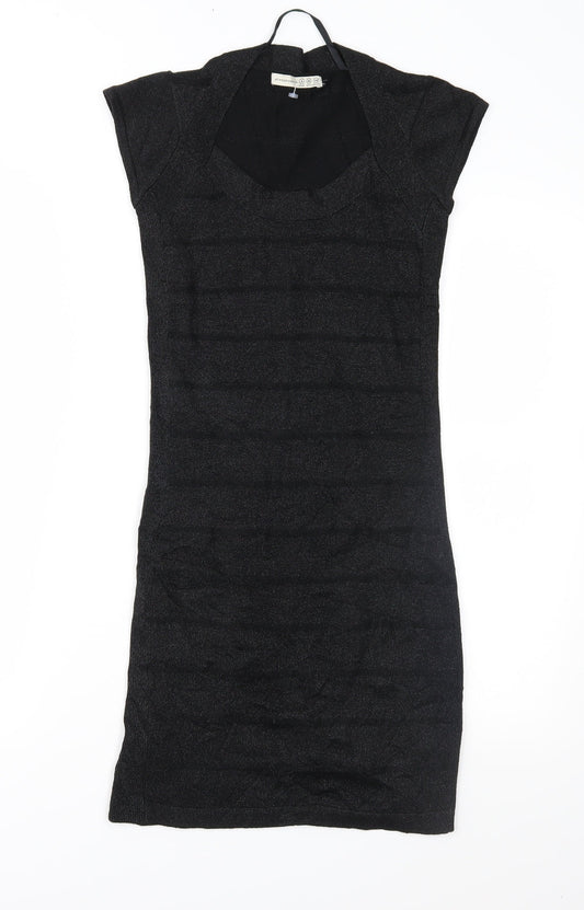 Atmosphere Womens Black  Knit Jumper Dress  Size 8