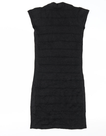 Atmosphere Womens Black  Knit Jumper Dress  Size 8