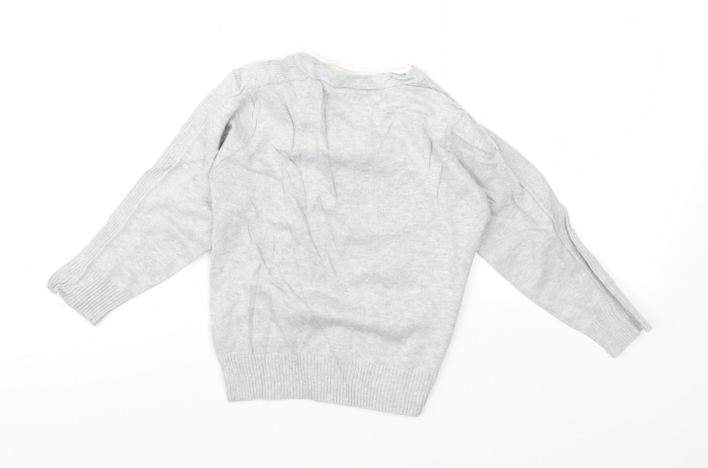 NEXT Boys Grey  Rayon Pullover Jumper Size 3 Years