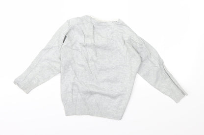 NEXT Boys Grey  Rayon Pullover Jumper Size 3 Years