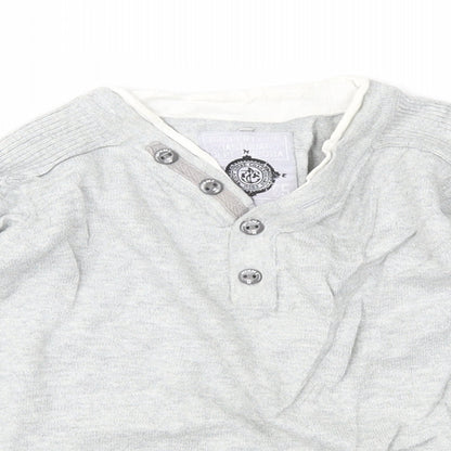 NEXT Boys Grey  Rayon Pullover Jumper Size 3 Years