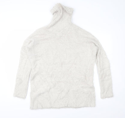 Missguided Womens Beige  Knit Pullover Jumper Size 8
