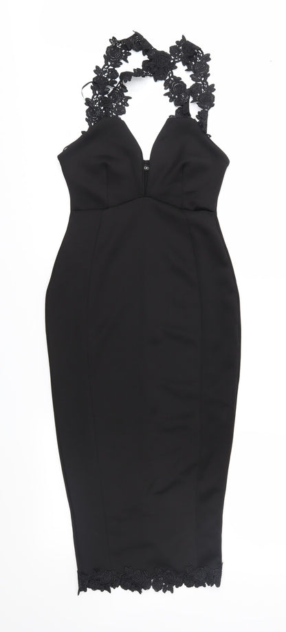 Boohoo Womens Black   Sheath  Size 8