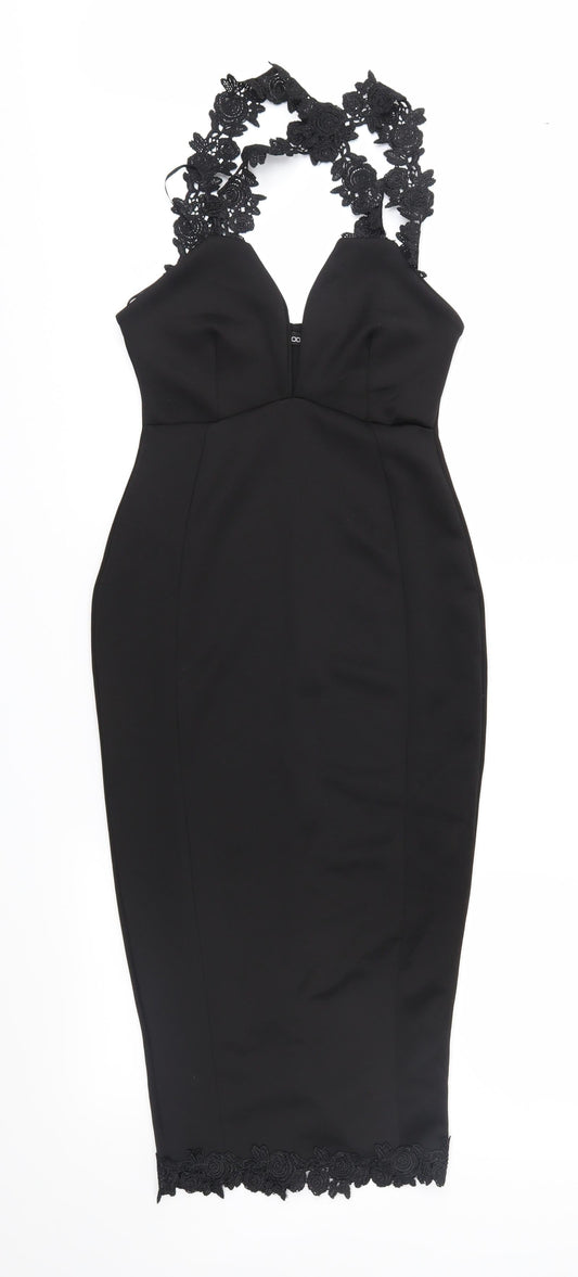 Boohoo Womens Black   Sheath  Size 8