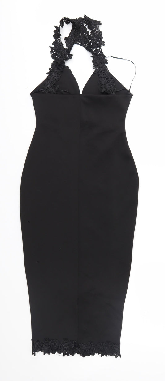 Boohoo Womens Black   Sheath  Size 8