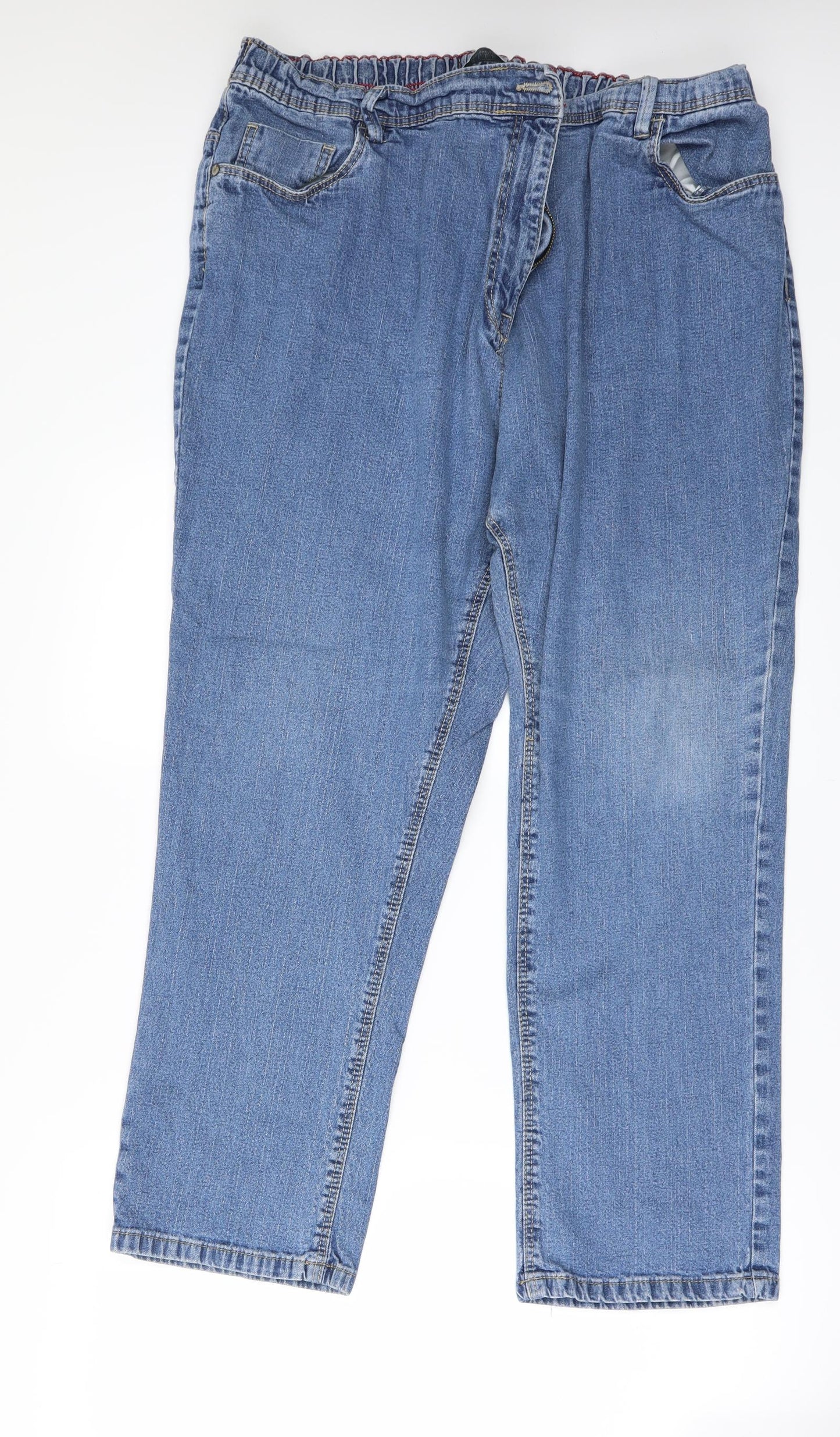 Ellie Womens Blue  Denim Straight Jeans Size 42 in L27 in
