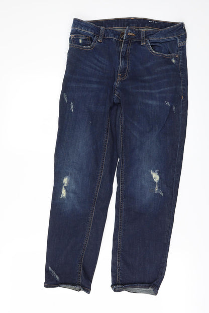 EDC Womens Beige  Denim Straight Jeans Size 30 in L26 in