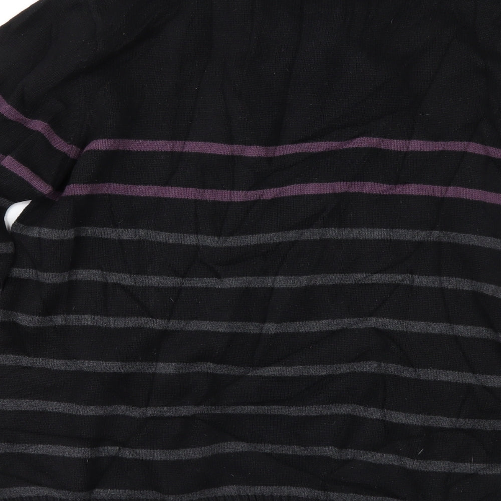 Kensington Mens Grey Striped  Pullover Jumper Size M