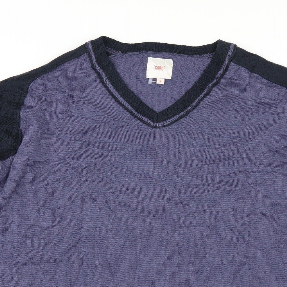 Code Mens Blue   Pullover Jumper Size S