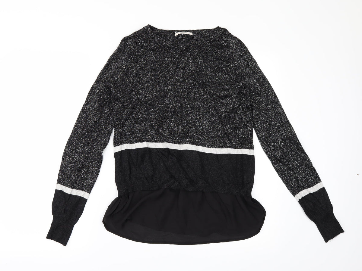 Tu Womens Black   Pullover Jumper Size 8