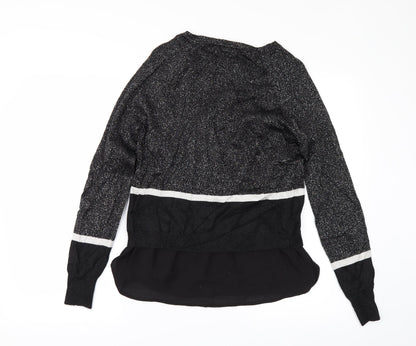 Tu Womens Black   Pullover Jumper Size 8