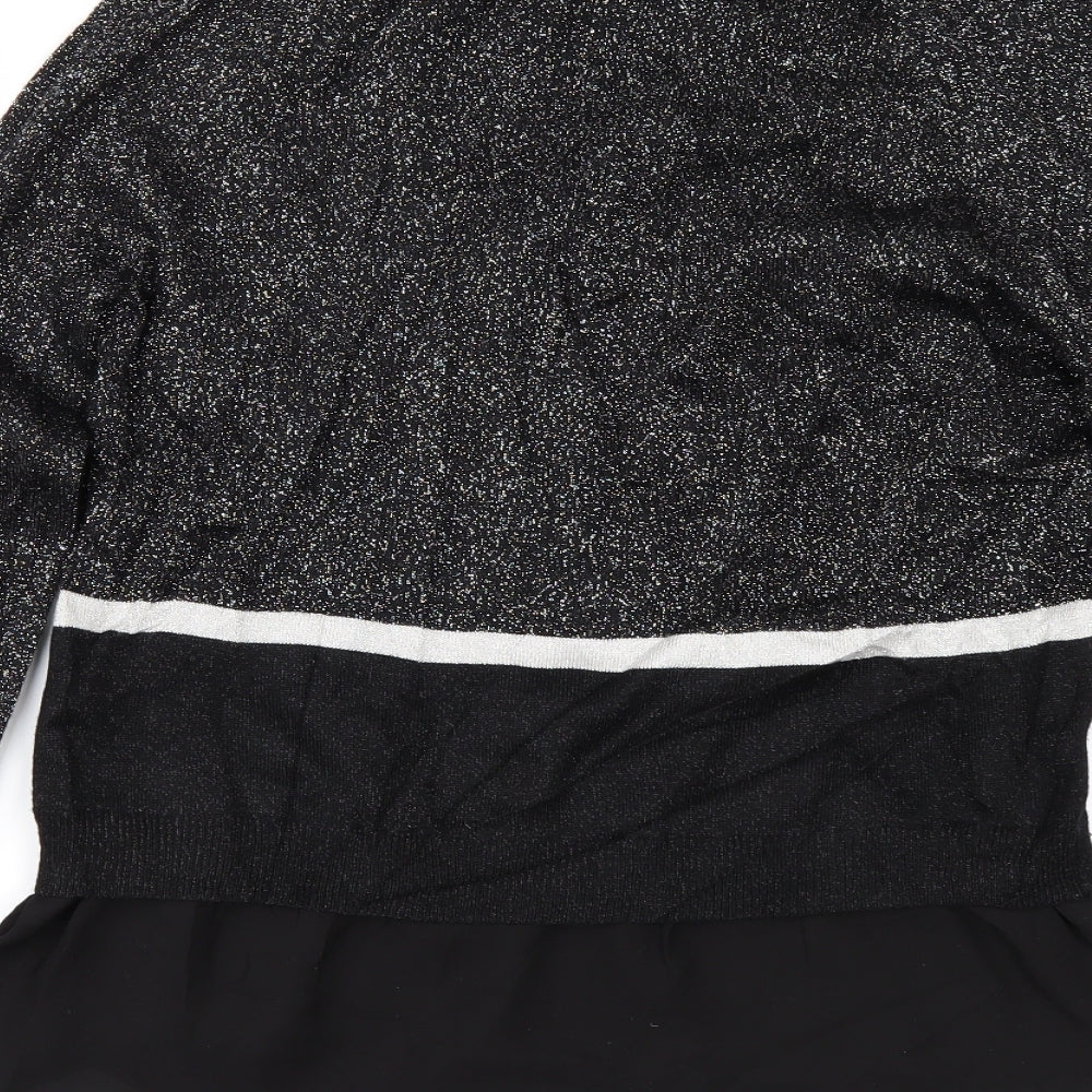 Tu Womens Black   Pullover Jumper Size 8