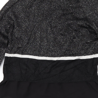 Tu Womens Black   Pullover Jumper Size 8