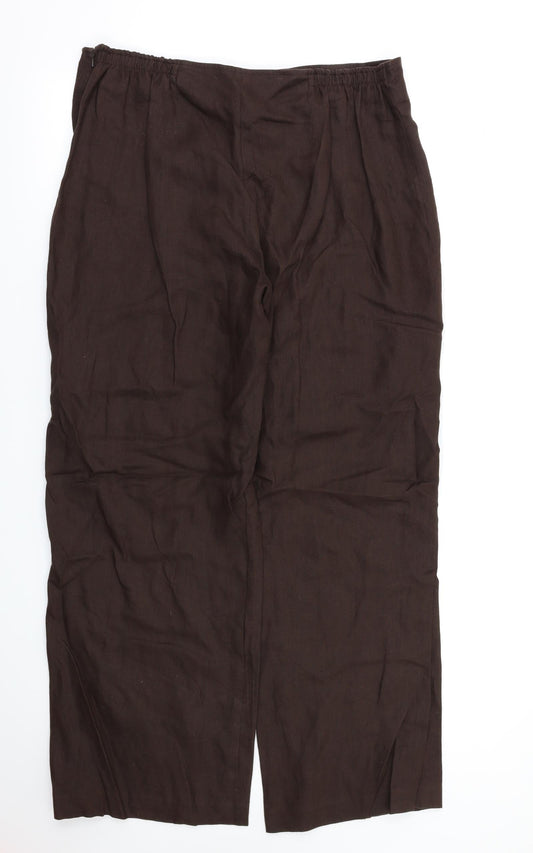 M&S  Womens Brown   Trousers  Size 16 L29 in