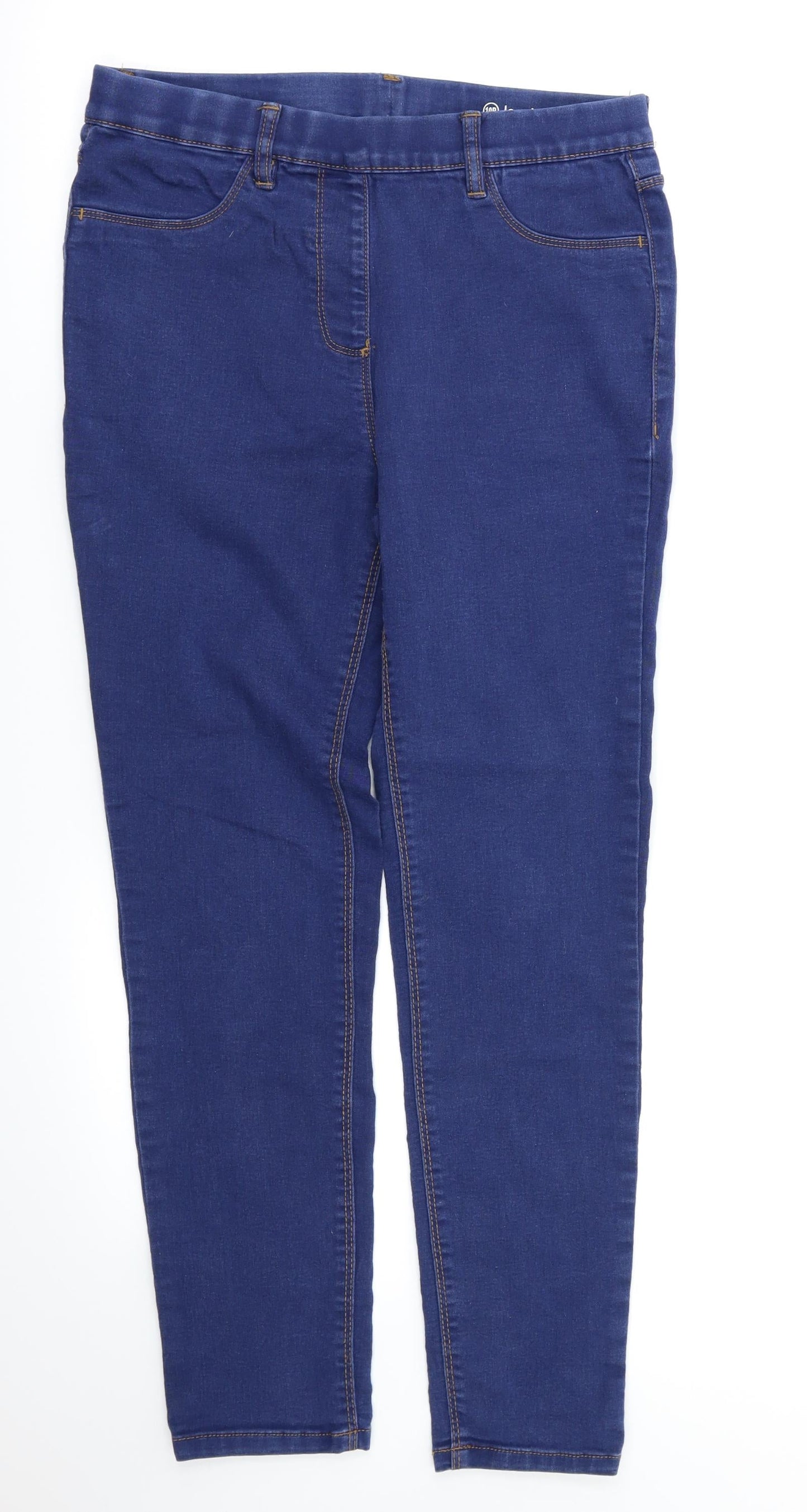 Debehams Womens Blue   Skinny Jeans Size 10 L27 in