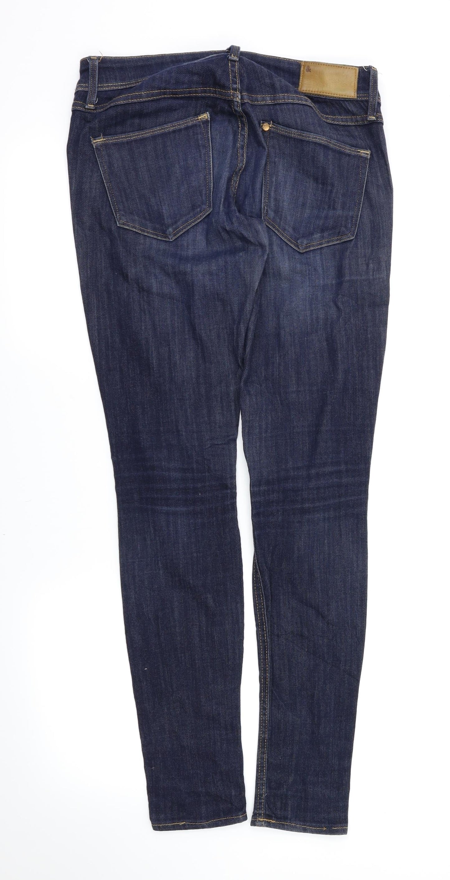 Womens UK Size 26 H&M Regular Fit Skinny Blue Jeans