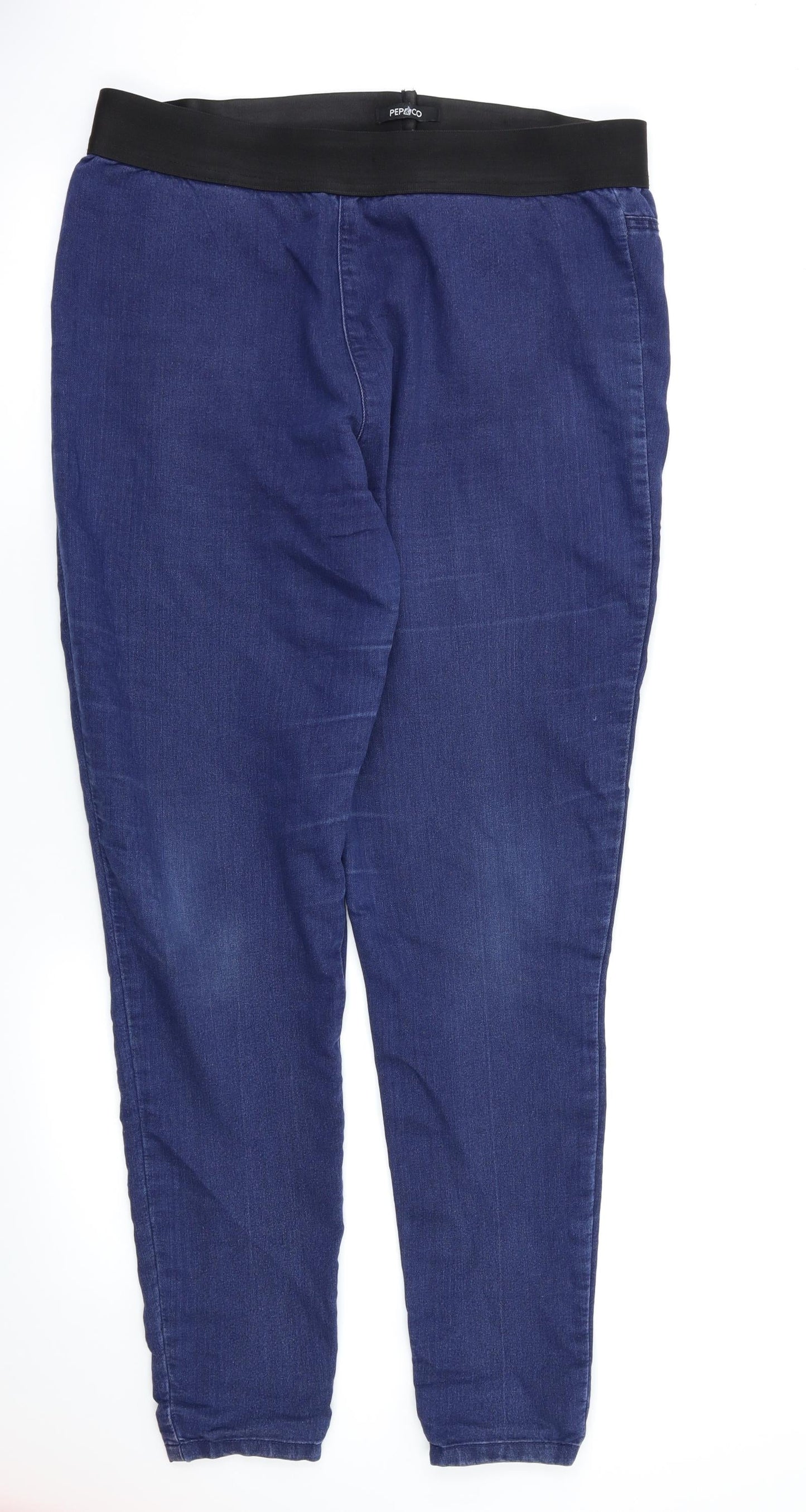 pep&co Womens Blue   Jegging Jeans Size 12 L29 in - Stretch waistband