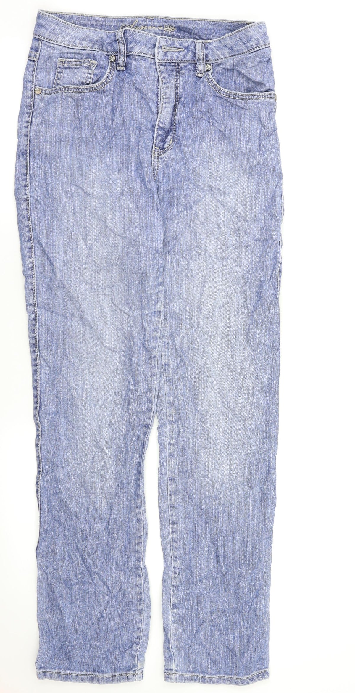 Flash Womens Blue   Straight Jeans Size 36 L30 in