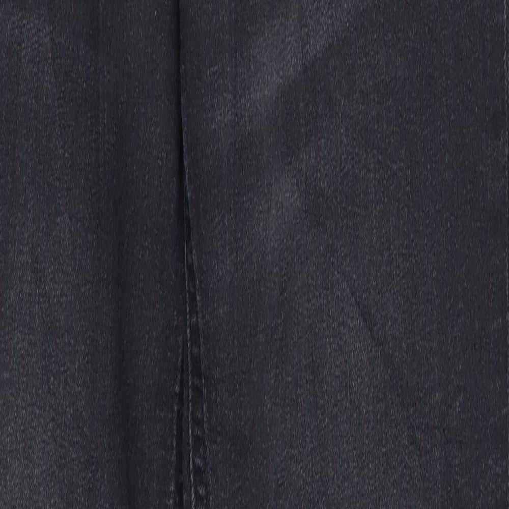 Womens UK Size 4 H&M Regular Fit Skinny Black Jeans