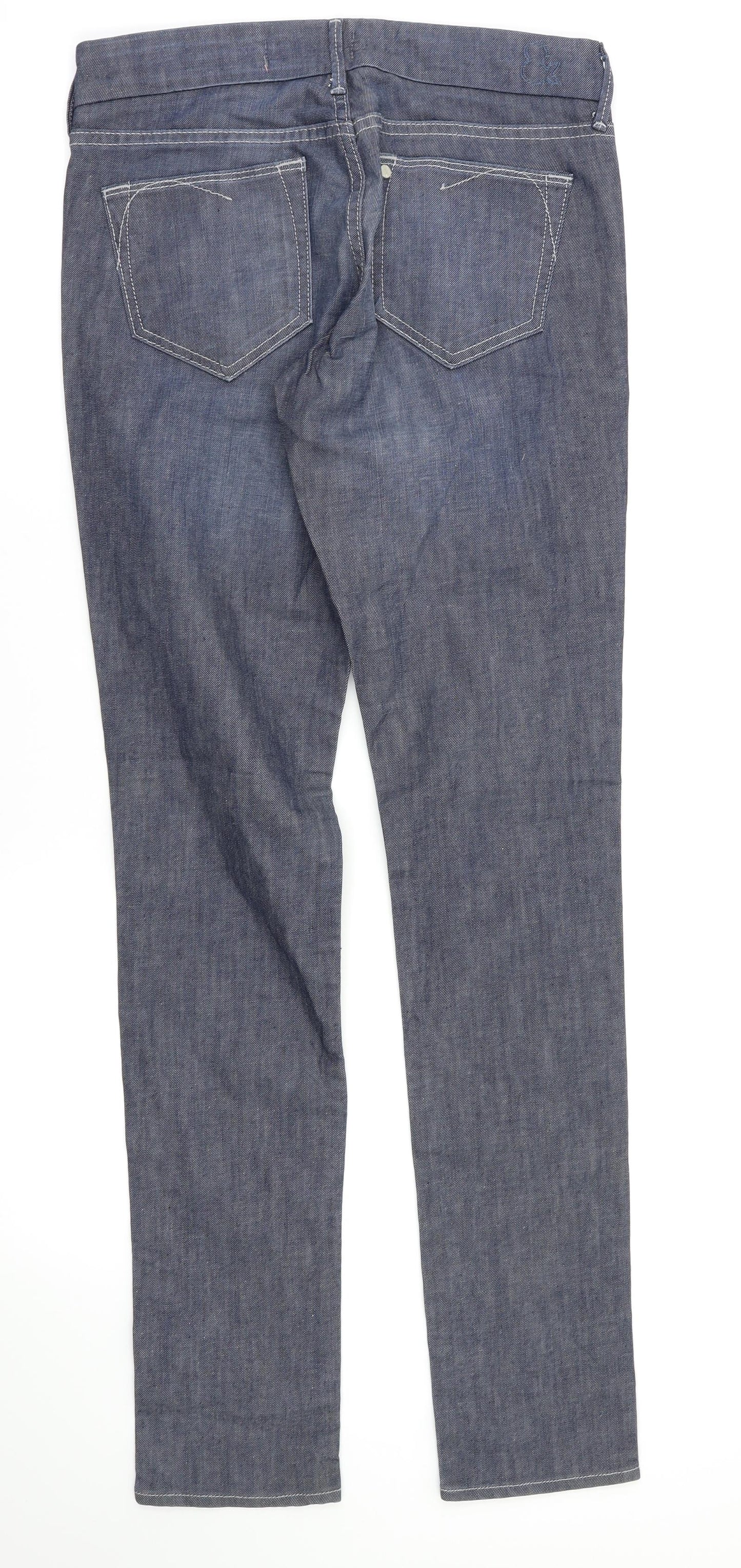 Womens UK Size 26 SQIN Regular Fit Straight Grey Jeans