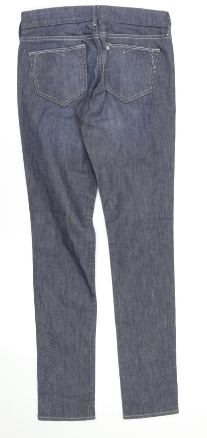 Womens UK Size 26 SQIN Regular Fit Straight Grey Jeans